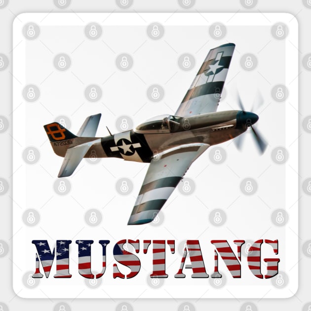 P51 Mustang Magnet by SteveHClark